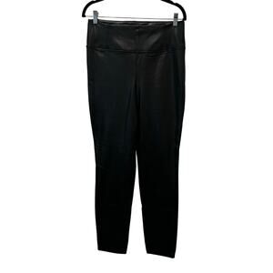 Badgley Mischka  Faux Vegan Leather Pants Leggings Size Medium Slim Fit